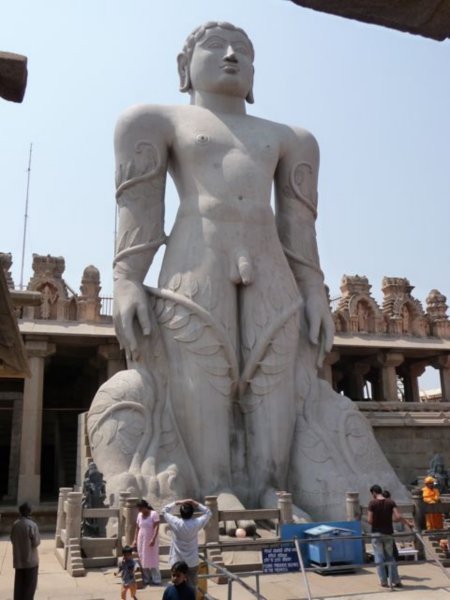 17.5m of Jain god, Bahulbali, Sravanabelagola
