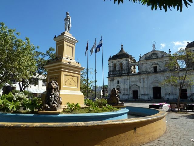 parque central and the cathedral