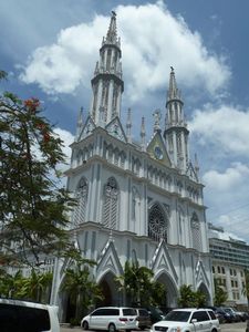 unexpectedly fairytale church in central Panama City