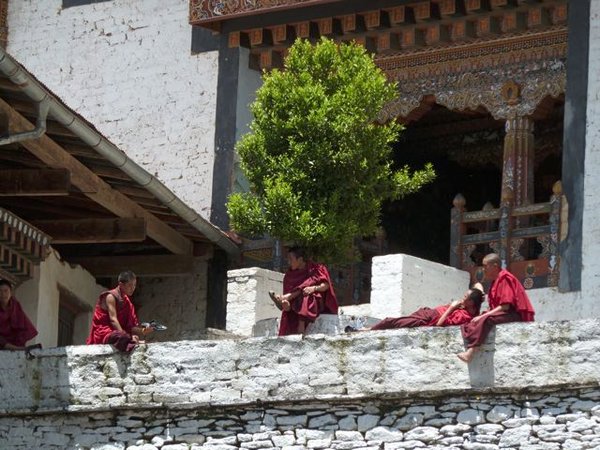 monks at rest