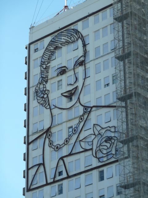 Evita on the Dept of Employment building