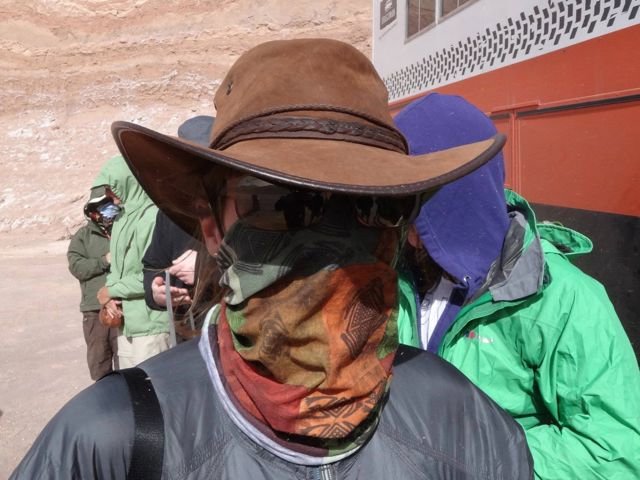 preparing to brave the dust storms