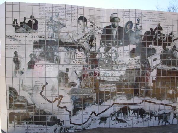 the memorial to the Soweto uprising