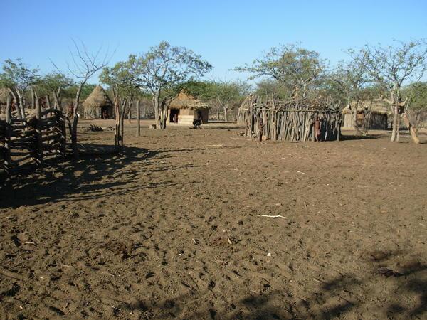 first view of the Himba village