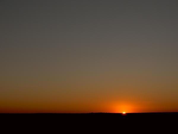sunset from the kopje near the Himba village