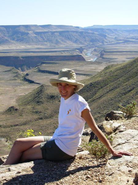 yours truly at Fish River Canyon
