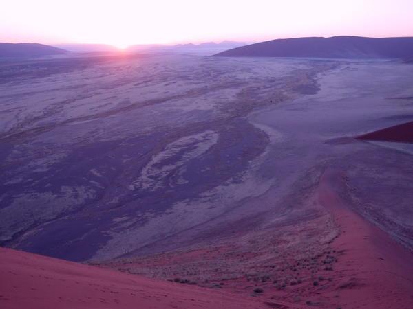 sunrise from Dune 45