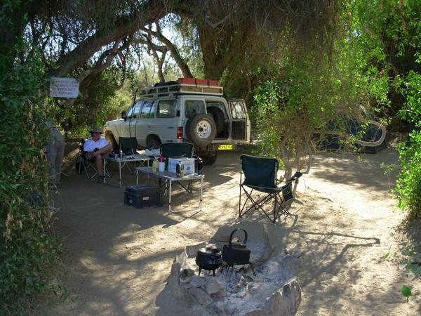 our campsite at Puros