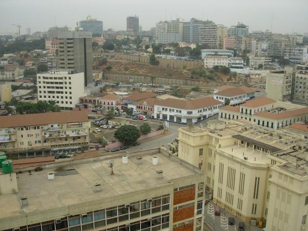central Luanda from PwC's offices