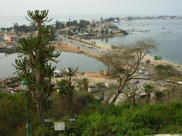 Ilha de Luanda from the Fort
