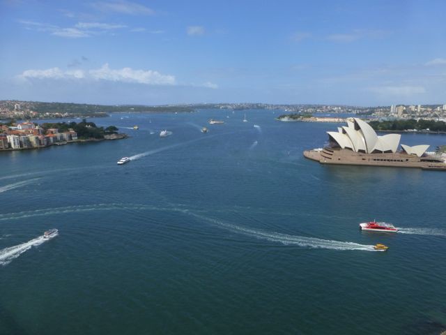 Sydney Harbour from the Bridge Pylon