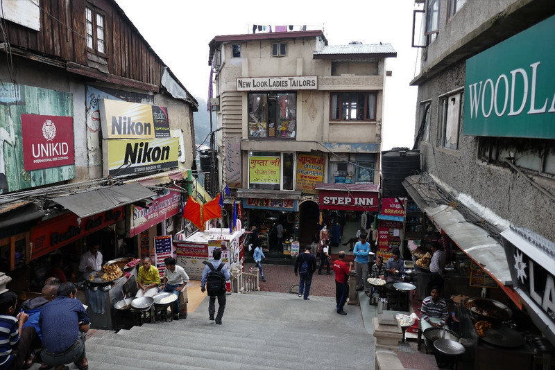 from the Mall to the Lower Bazaar