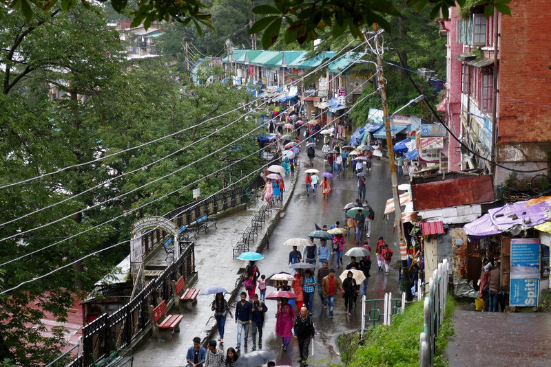 a damp Lakkar Bazaar