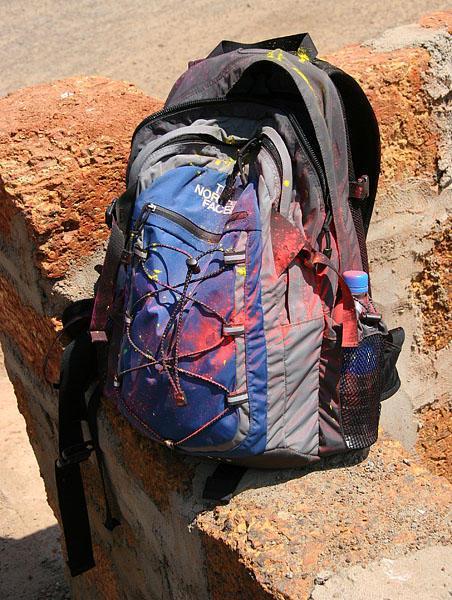 Backpack Covered in Color