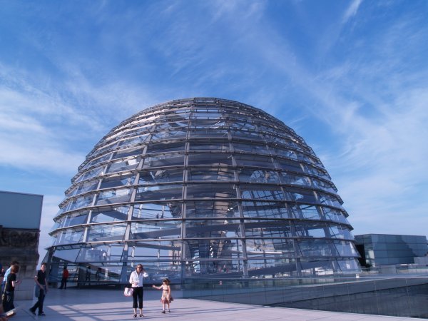 Glass dome on the Bundestag