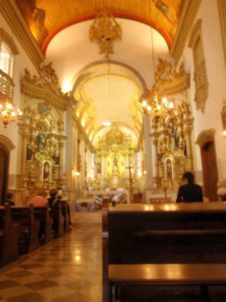 Inside of a new church