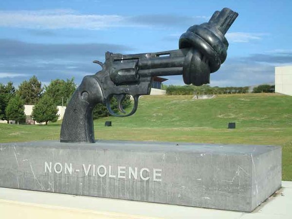 Sculpture at Memorial