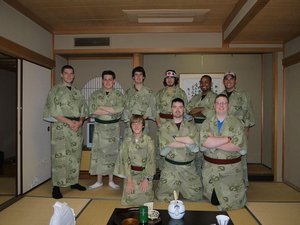 Group Photo in Ryokan