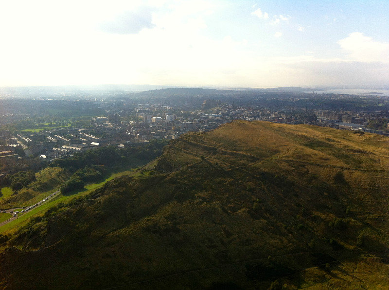 Now at the top of Arthur's Seat