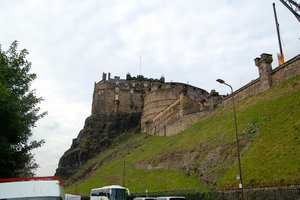 Outside view of Edinburgh Castle