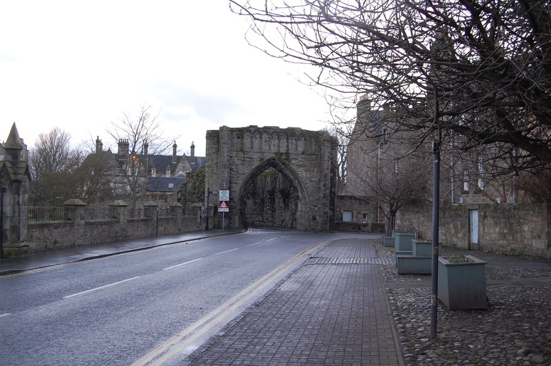 Stone gate near St Andrew's Cathedral