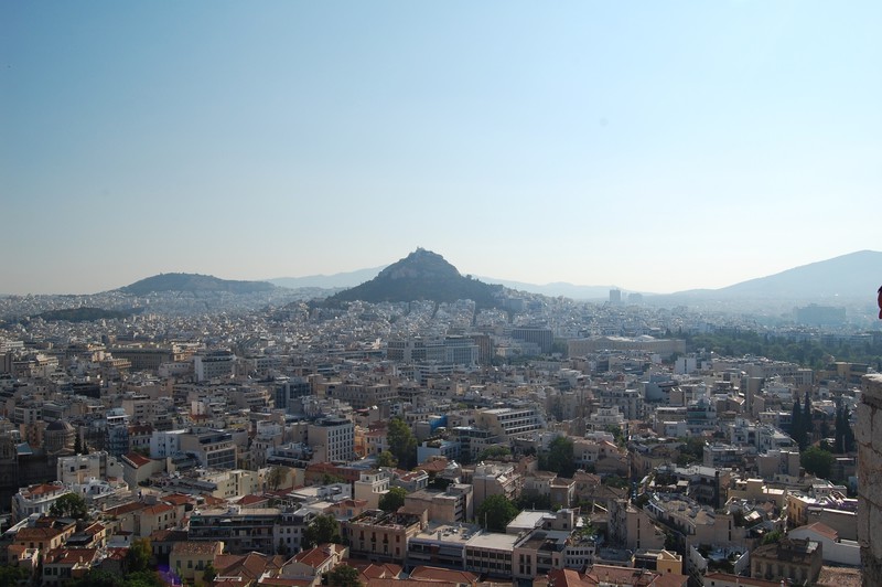 Lycabetus Hill from the Acropolis