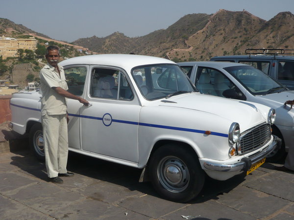 Our Driver and lovely Ambassador car