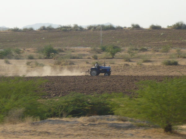 Ploughing in the dust
