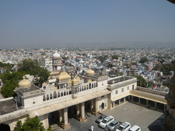 View from City Palace of Udaipur