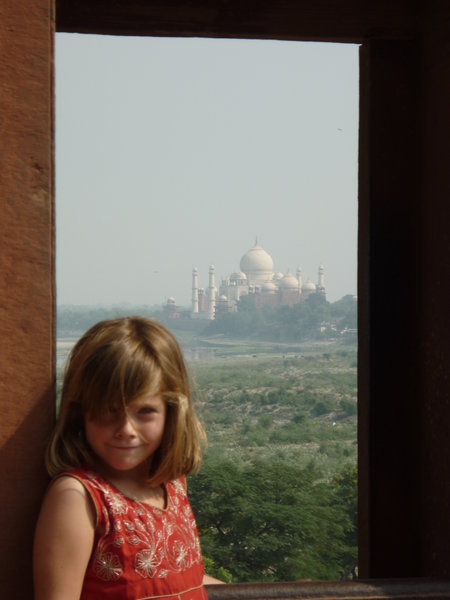 View of the Taj from the Fort