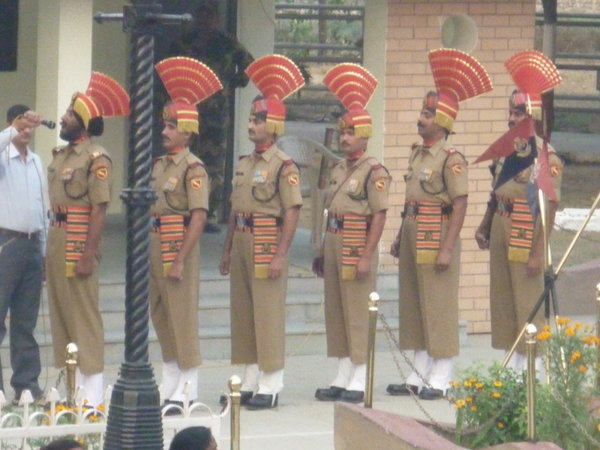 The Soldiers at Attention
