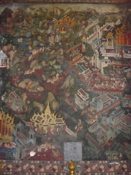 Fresco's inside the Temple