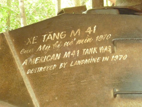 An old US tank