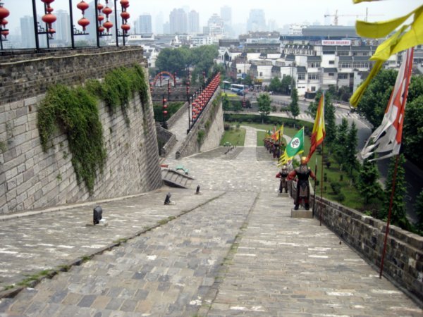 Looking Down from the Top of Zhonghua Gate