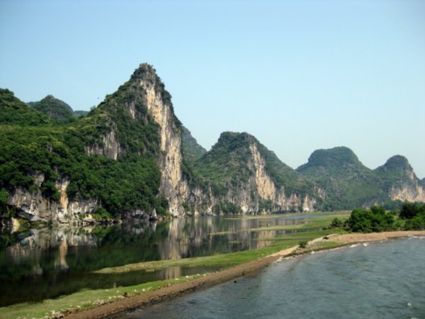 Karst Peaks Along Li River