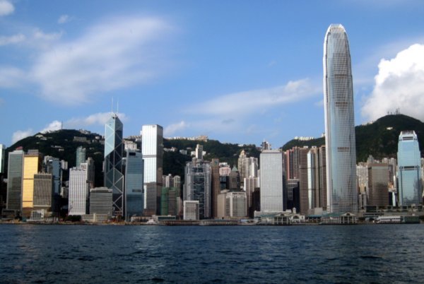 View of Central from the Star Ferry