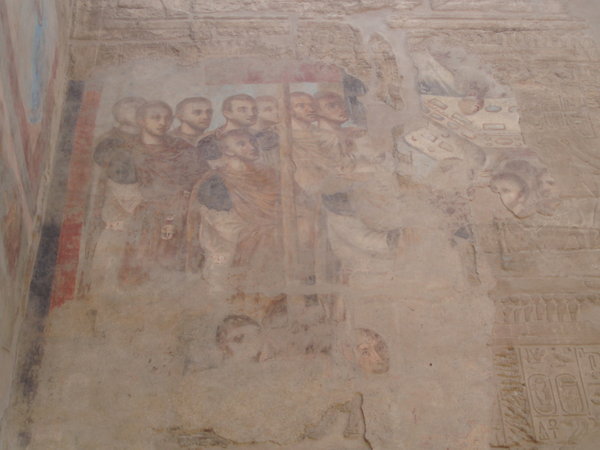 christian painting at the Temple
