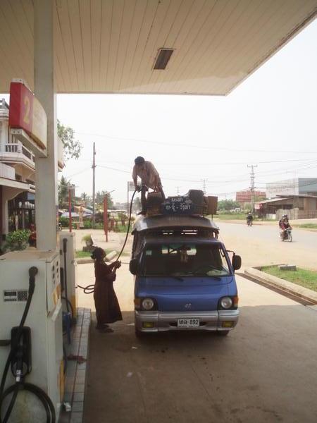 Guy at the petrol station