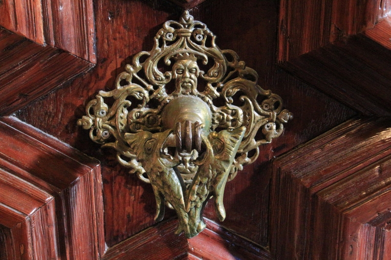 Cathedral door knocker....