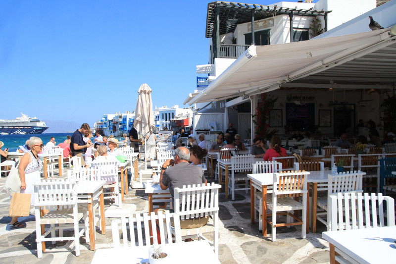 Cafe along harbour