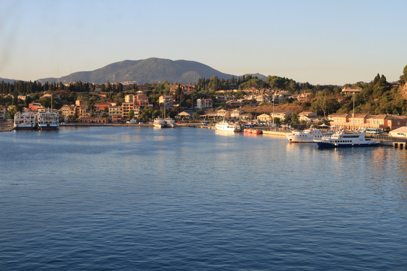 Leaving Corfu