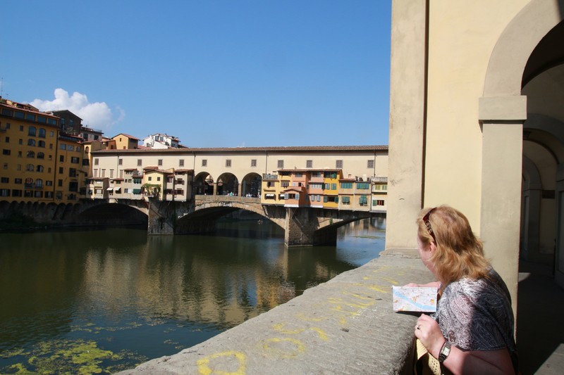 Nice view of the Ponte de Vecchio