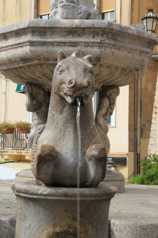 Fountain in square