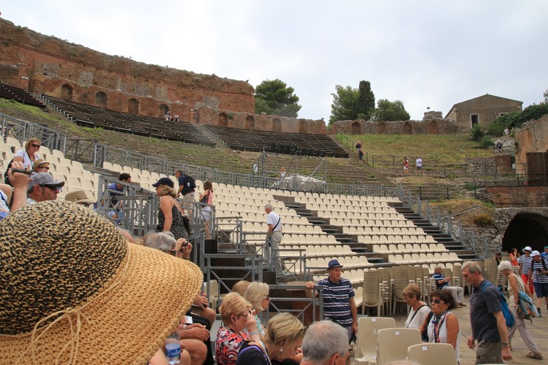 greek theater turned into roman amphitheater