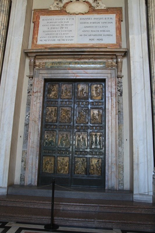 The Pope's door