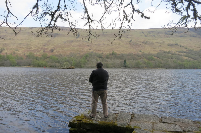 Fishing on Loch Oich