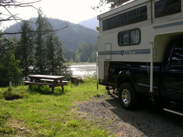 Camping in Hope, BC