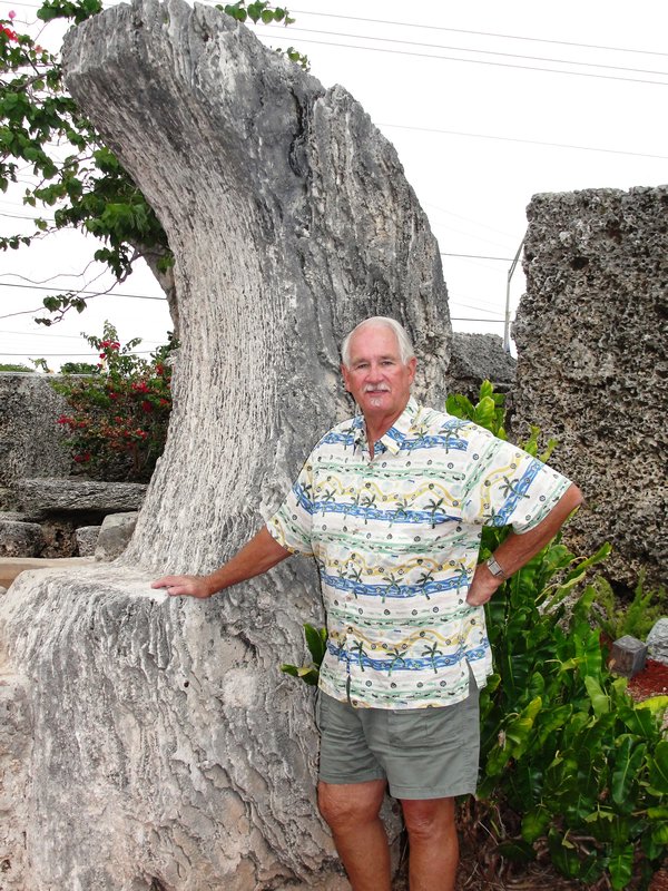 Ed at Coral Castle