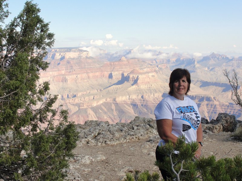 Michelle at the Grand canyon