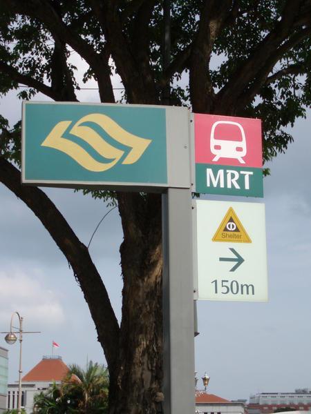 MRT sign